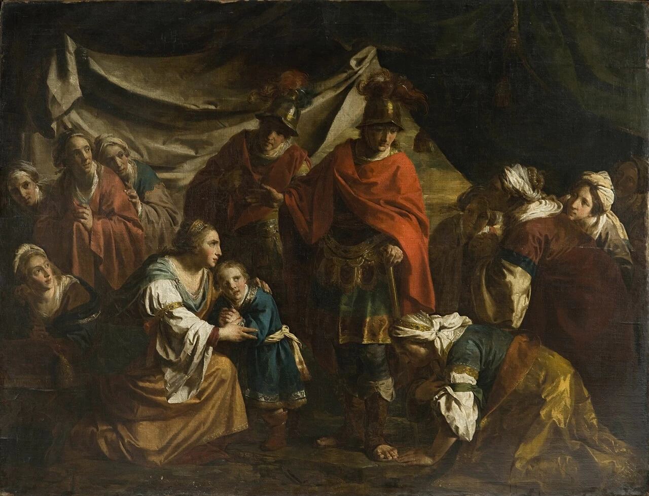 Pieter Jozef Verhaghen - La famiglia di Dario davanti ad Alessandro, Museum of Fine Arts Ghent